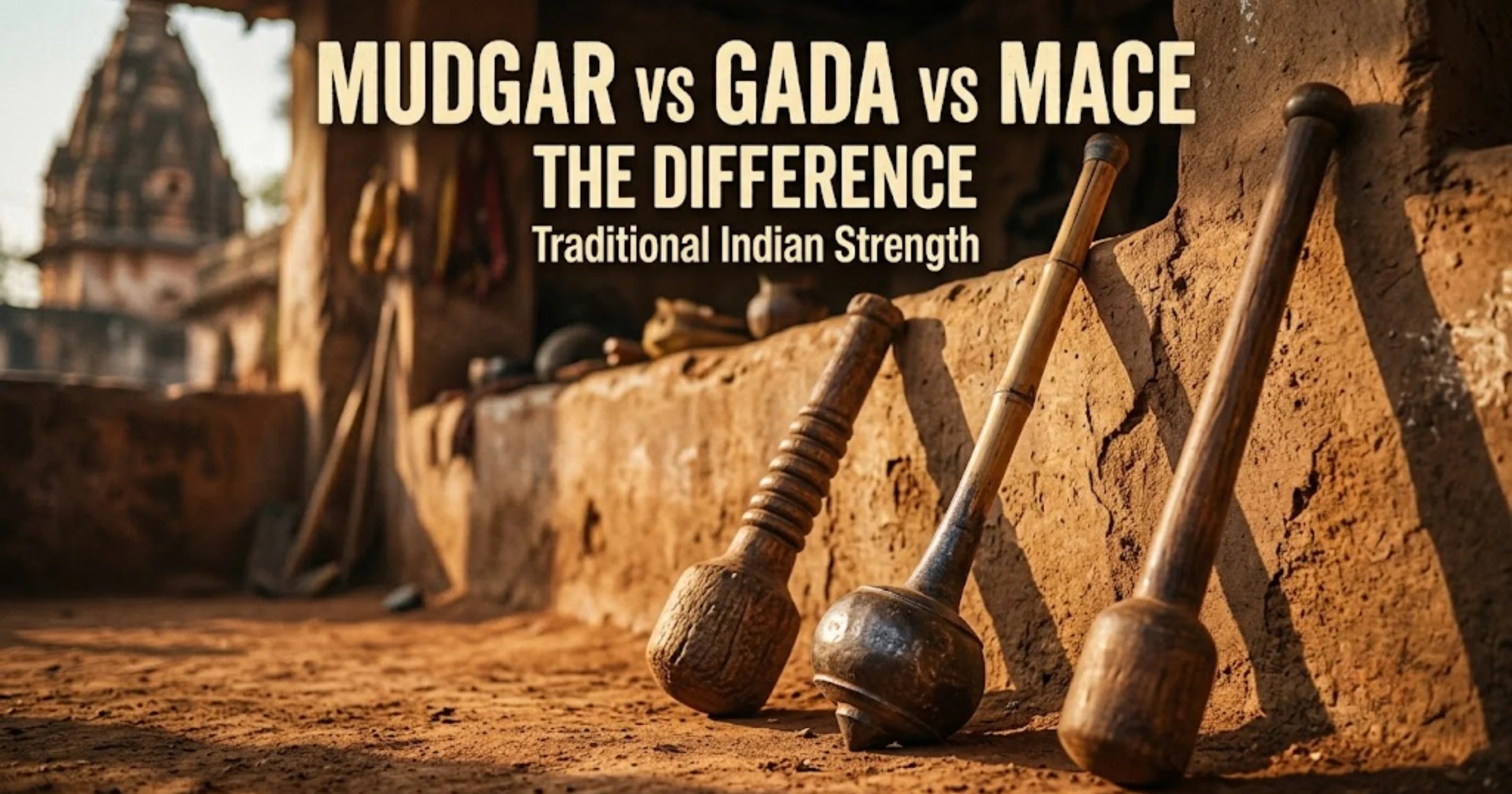 Mudgar vs Gada vs Mace: What's the Difference? (Traditional Indian Fitness Tools Compared)