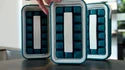 Blue Plastic Ice Cube Tray for Freezer | Reusable Ice Cube Mold