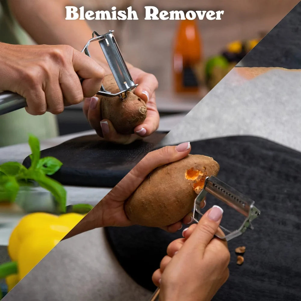 Stainless Steel Vegetable Potato Peeler Manual Fruit and Vegetable Peeling Tool for Kitchen