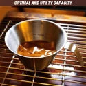 100ml 304 Stainless Steel Espresso Measuring Cup with Handle