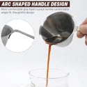 100ml 304 Stainless Steel Espresso Measuring Cup with Handle