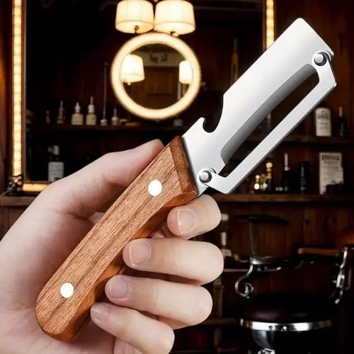 3 in 1 Multifunction Vegetable Peeler Stainless Steel Blade with Wooden Handle for Fruits and Vegetables