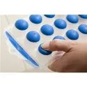 21 Cube Silicone Ice Tray with Lid | Non-Stick Pop-Up Ice Mold