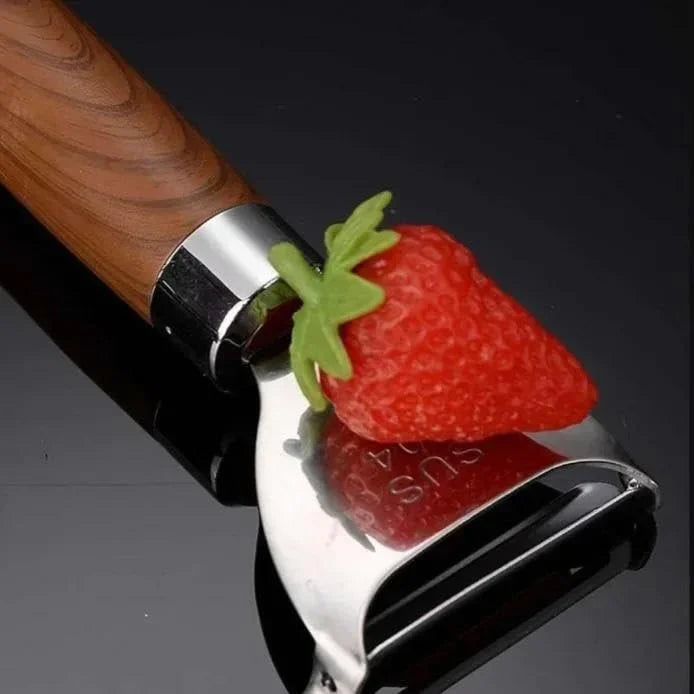Stainless Steel Julienne Vegetable Peeler Multi-Functional Dual-Edge Blade Manual Kitchen Tool