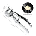 5 in 1 Stainless Steel Garlic Press | Multi-Function Garlic Crusher, Mincer & Kitchen Tool