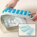 21 Cube Silicone Ice Tray with Lid | Non-Stick Pop-Up Ice Mold