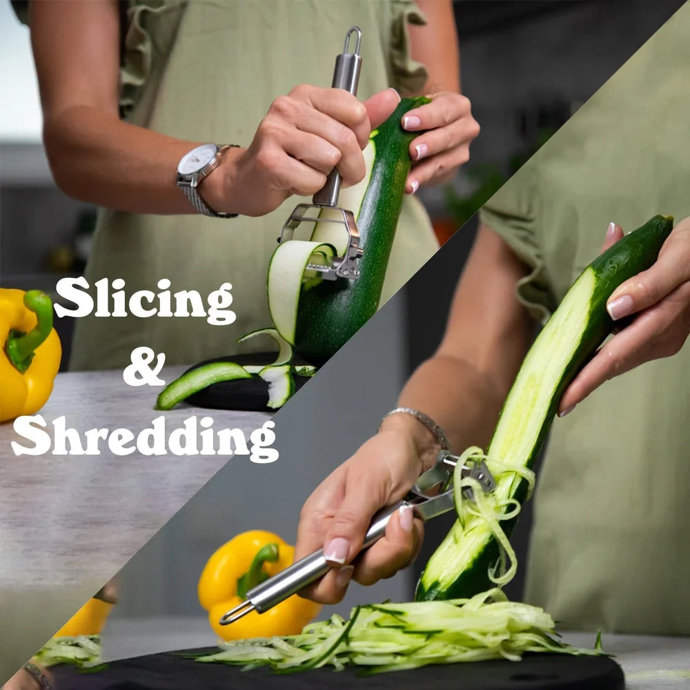 Stainless Steel Vegetable Potato Peeler Manual Fruit and Vegetable Peeling Tool for Kitchen