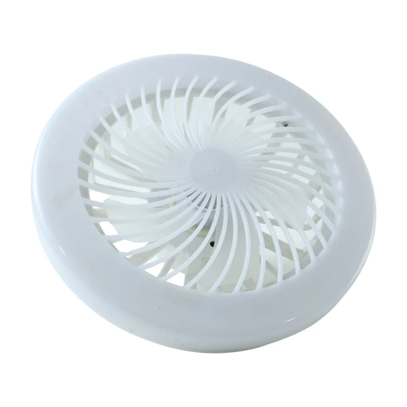 E27 LED Ceiling Fan with Light & Remote Control – Easy Screw-In Socket Fan Lamp for Home