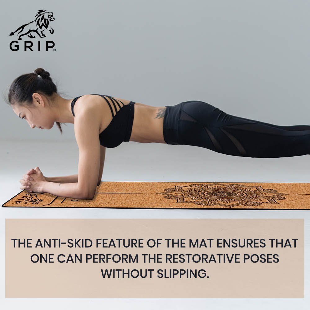 Grip Cork Yoga Mat – Premium Non-Slip Exercise & Meditation Mat