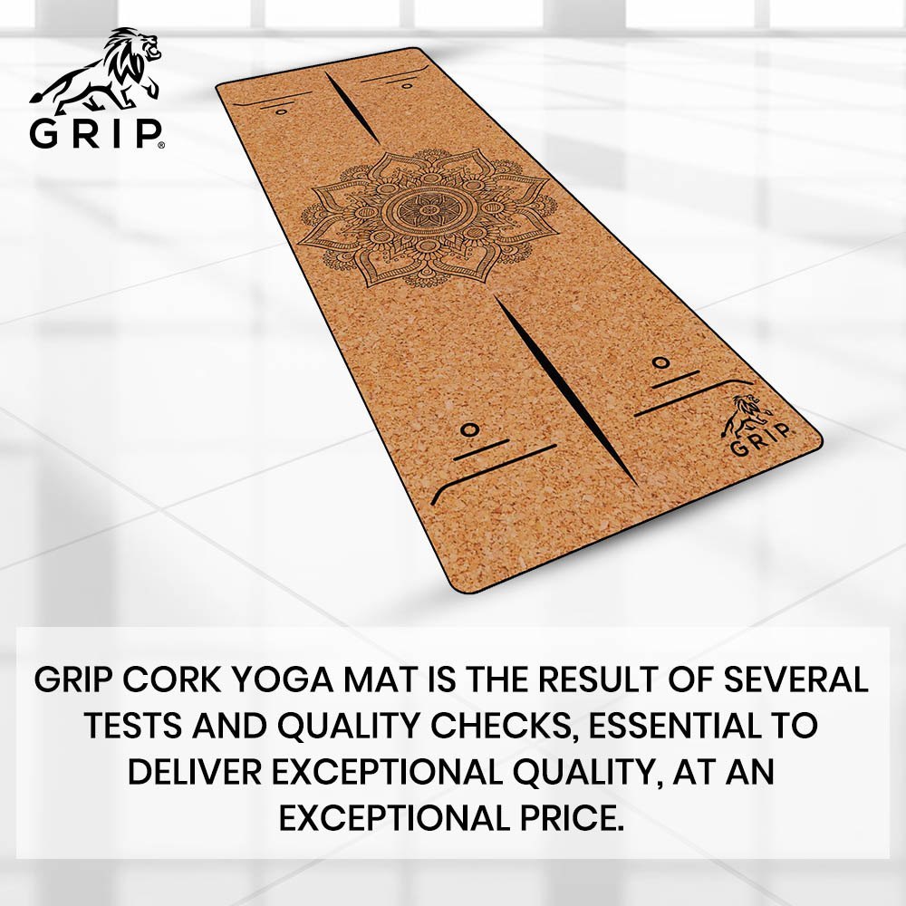 Grip Cork Yoga Mat – Premium Non-Slip Exercise & Meditation Mat
