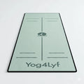Maa Gaia Premium Organic Cotton Yoga Mat with Yoga Belt – 12mm Non-Slip Exercise & Meditation Mat