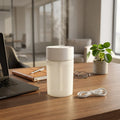 Mini USB Cool Mist Humidifier – Portable Desktop Air Diffuser with LED Night Light for Home & Office