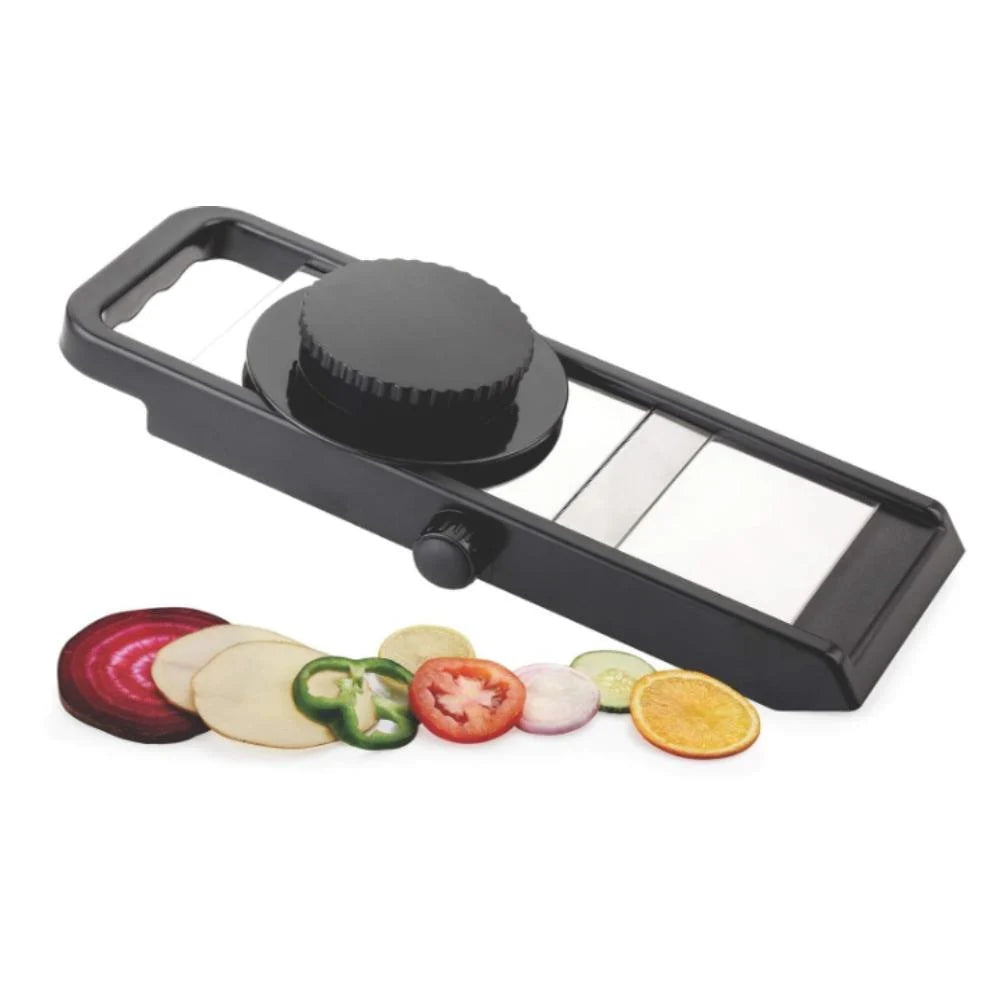 Manual Stainless Steel Adjustable Vegetable Slicer | Multi-Purpose Fruit & Vegetable Cutter for Kitchen