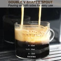 2 Pcs 75ml Espresso Shot Glass Measuring Cups Double Shot Set