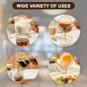 2 Pcs 75ml Espresso Shot Glass Measuring Cups Double Shot Set