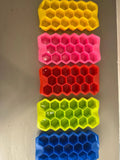 Hexagonal Silicone Ice Cube Tray | Flexible Food Grade Ice Mold