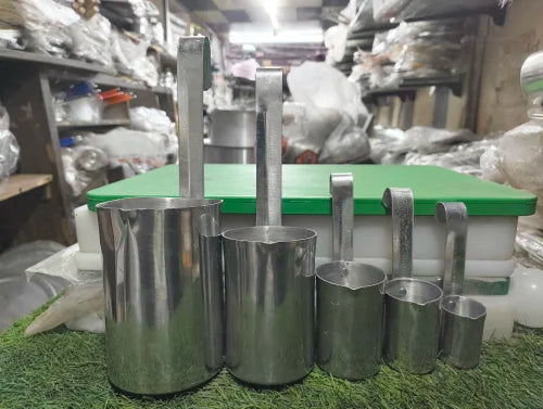 Aluminium Milk Measuring Cup | Durable Kitchen & Dairy Measure