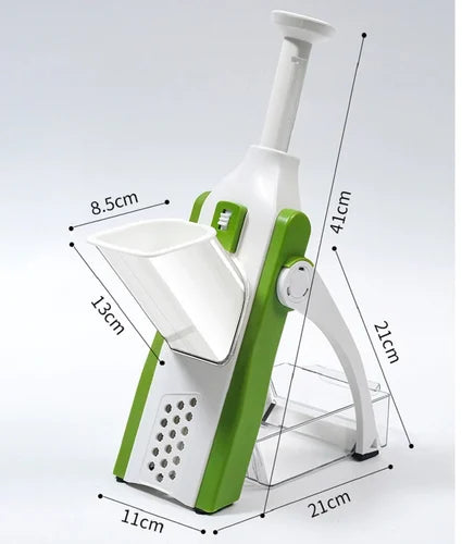 Manual Stainless Steel Vegetable Slicer Cutter Multi-Purpose Kitchen Tool for Fruits & Vegetables