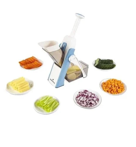 Manual Stainless Steel Vegetable Slicer Cutter Multi-Purpose Kitchen Tool for Fruits & Vegetables