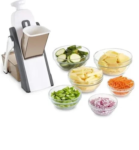 Manual Stainless Steel Vegetable Slicer Cutter Multi-Purpose Kitchen Tool for Fruits & Vegetables