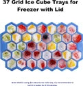 ilicone Ice Cube Tray | Flexible Food Grade Ice Mold for Freezer