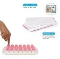 21 Cube Silicone Ice Tray with Lid | Non-Stick Pop-Up Ice Mold