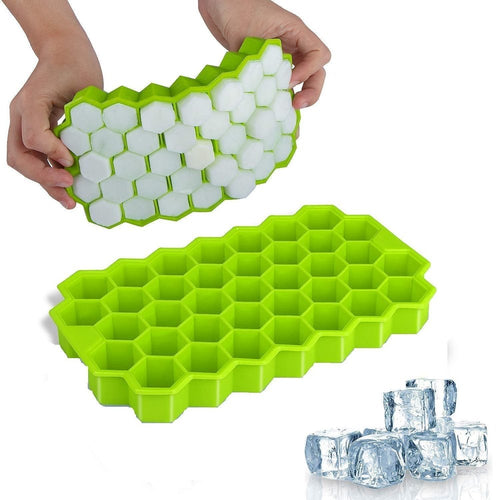 37 Cubes Silicone Ice Cube Tray | Food Grade Flexible Ice Mold