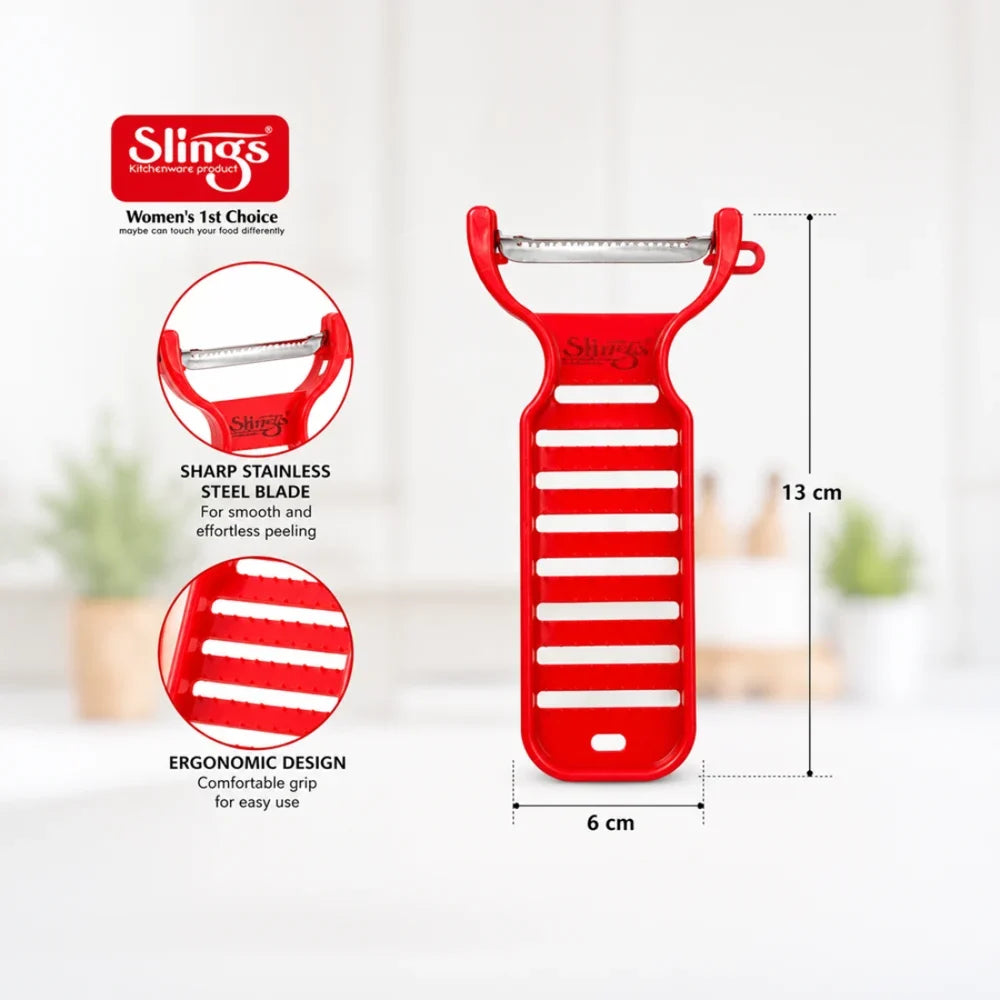 Stainless Steel Vegetable Peeler with Sharp Serrated Blade Manual Fruit & Vegetable Kitchen Tool