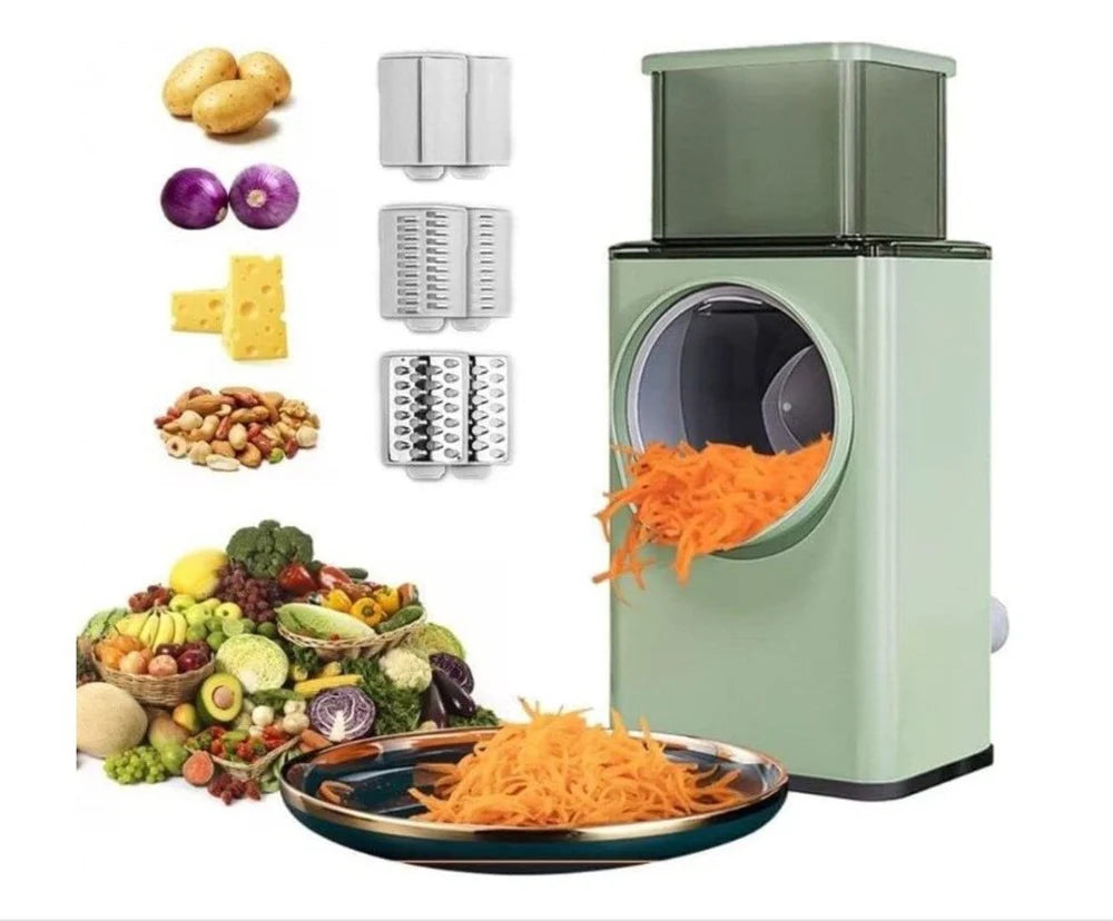 Round Mandoline Vegetable Slicer & Grater with 1 HP Motor
