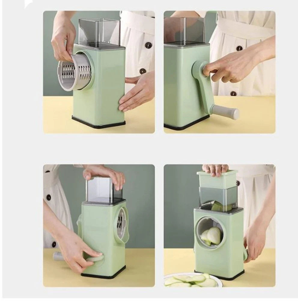 Round Mandoline Vegetable Slicer & Grater with 1 HP Motor
