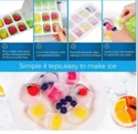 Silicone Whiskey Ice Cube Tray | Flexible Multicolor Ice Mold