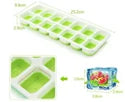 Silicone Whiskey Ice Cube Tray | Flexible Multicolor Ice Mold