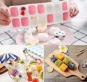 Silicone Whiskey Ice Cube Tray | Flexible Multicolor Ice Mold