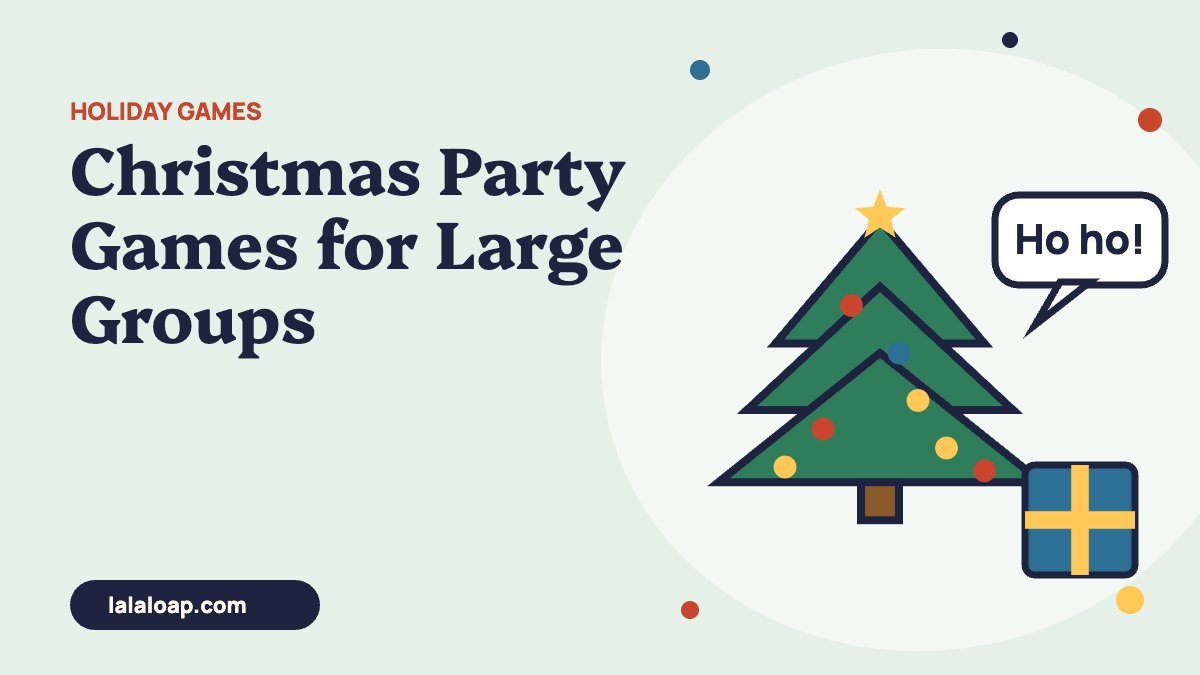 Christmas Party Games for Large Groups (Family, Office & Friends)